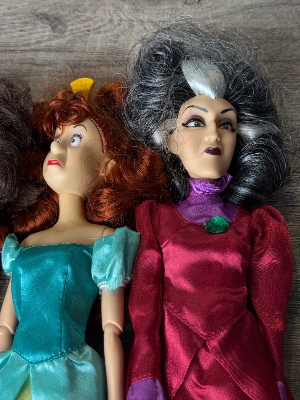 Disney Store Cinderella Evil Step Mother Lady Tremaine & Step Sisters Doll  11” - Picture 4 of 15